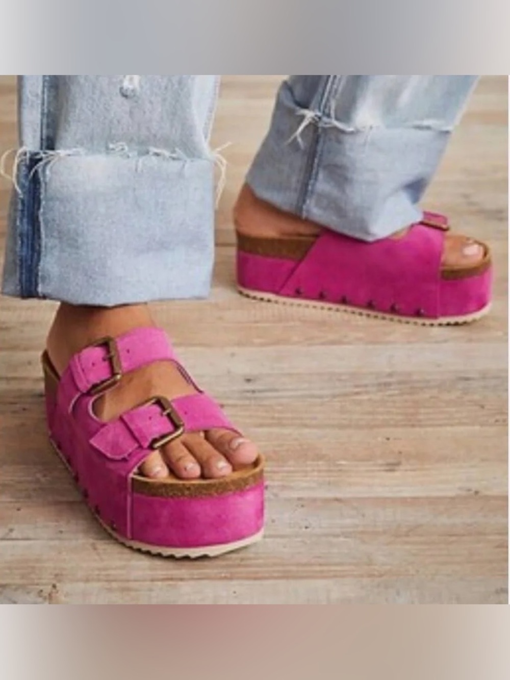 Altar'd State Platform Slide Sandals